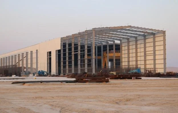 Structural steel building